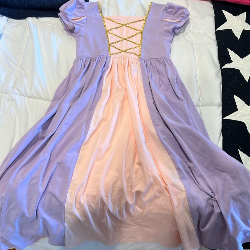 Excellent Condition Only Little Once Rapunzel inspired Maxi dress size 8